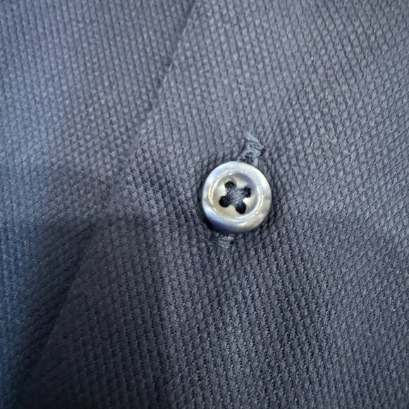 Ben Sherman Slim Fit Navy Blue Casual Button Down Shirt Neck 16 Size L - Picture 9 of 15